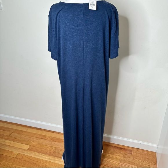 J Jill Indigo Maxi Knit Dress Size XL - Picture 3 of 3